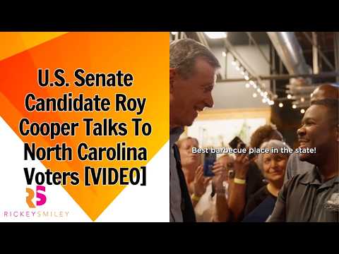 U.S. Senate Candidate Roy Cooper Talks To North Carolina Voters