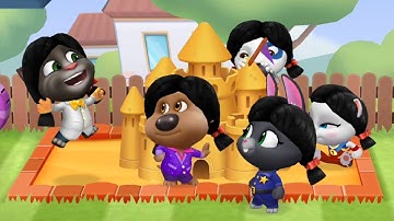 My Talking Tom Friends | Sand & Dinner Suit Dress up Part 29 | IOS App & Android Games