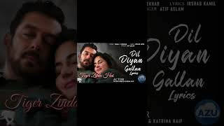 Dil Diyan Gallan Song   Tiger Zinda Hai   Salman Khan Katrina Kaif   Atif A hd