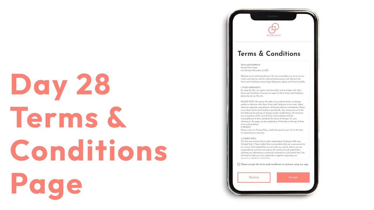 Day 28 of 50 Days Daily UI-Design Challenge | Creating Terms & Conditions Page | madebysunnypradhan