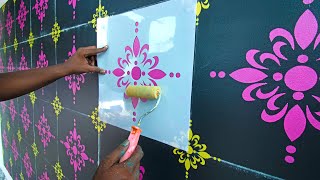 Kayra Decor Reusable DIY Wall Stencil Painting for Home Decoration screenshot 5