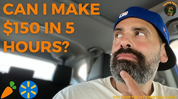 Walmart Spark + Instacart: Can I make $150 in 5 hours?