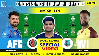 AFG vs WI Dream11 Team || AFG vs WI Dream11|| Afghanistan vs West Indies 8TH ICC T20 WC Warmup Match screenshot 3