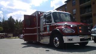 Baltimore County Fire Department Engine 1 and Medic 101 on scene of a Fall with Injury.