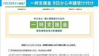 売り上げ減少企業などへの一時金　8日受け付け開始(2021年3月2日)
