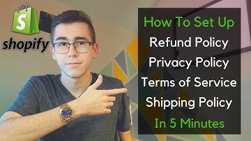 How To Set Up Your Shopify Refund & Shipping Policies In 5 Minutes | Dropshipping 2022