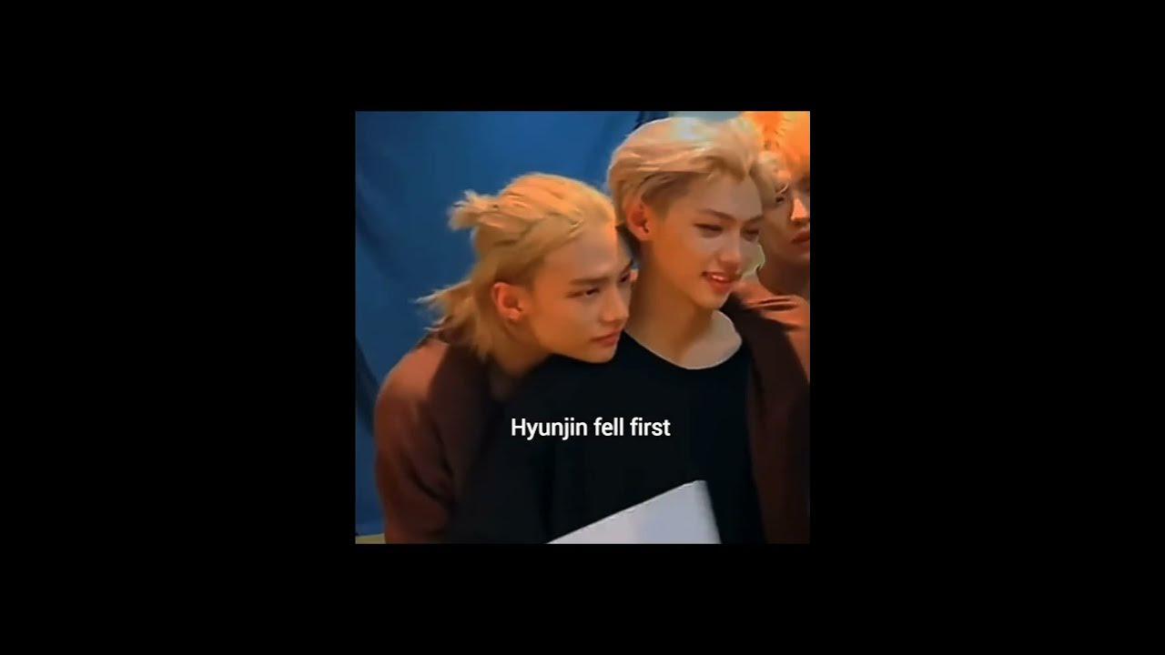 He fell harder💗🥺 #hyunjin #felix #hyunlix #straykids #viral