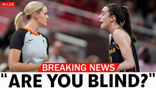 BREKING:Worst CORRUPT WNBA Referees CAUGHT TARGETING Caitlin Clark! THIS is HUGE FOR INDIANA FEVER!