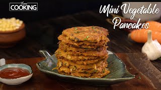 Vegetable Pancake | Mini Pancakes | Lunch Box Recipes for Kids | Kids Snacks Ideas | Pancake Recipe
