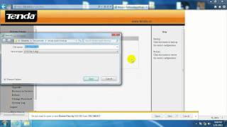 Tech Support: How to create a backup of the current configuration settings of a Tenda Router
