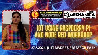 IOT USING PYTHON AND RASPBERRY PI WORKSHOP | TOP ENGINEERS | INDIA | 27.7.2024