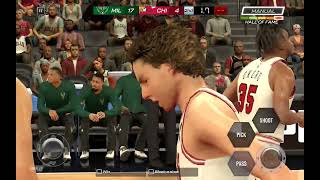 Bulls vs Bucks NBA 2K Mobile Rewind Hall of Fame Loss | Struggling with Dribble Stick