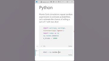 Monte Carlo Simulations in Python_training