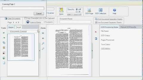 CloudZap multi document scan to box.net using document separator sheets.
