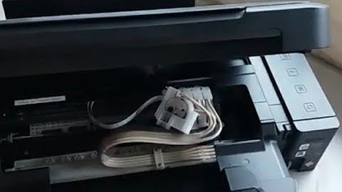 Epson Ecotank L210 tem tinta mais não imprime preto?