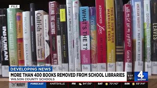 Director of Wilson County Schools releases list of over 400 books removed from school libraries