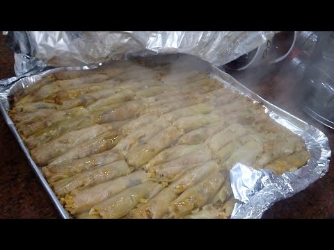 اقسم بالله المحشي ده من غير ولا نقطه مياه مشوي وكمان بطعم الفحم