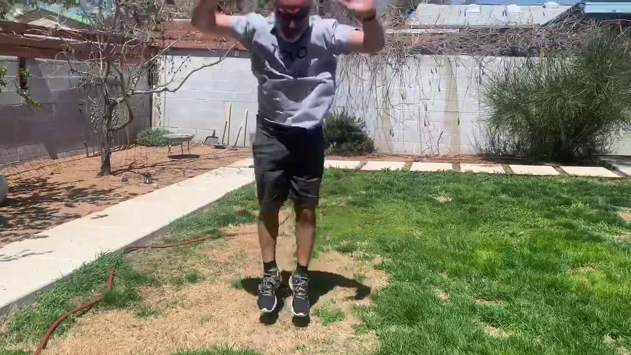 Coach—1 min Burpie challenge.