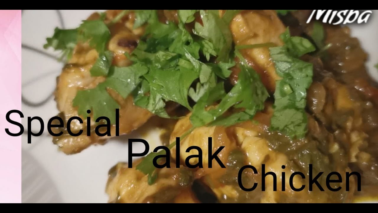 Chicken palak recipehariyali green chicken gravy chickenfood vlog