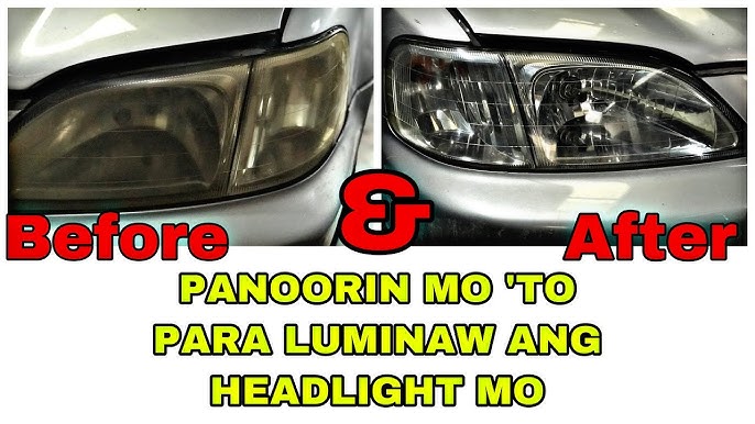 How to Polish Headlights at