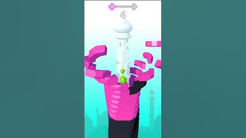 Stack Ball ghost gameplay Lvl 19 | Android/IOS Games #shorts #satisfyingvideo #kids