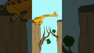 bye, my babies #animation  #giraffe #shorts #story #funnyanimation #shortsanimation