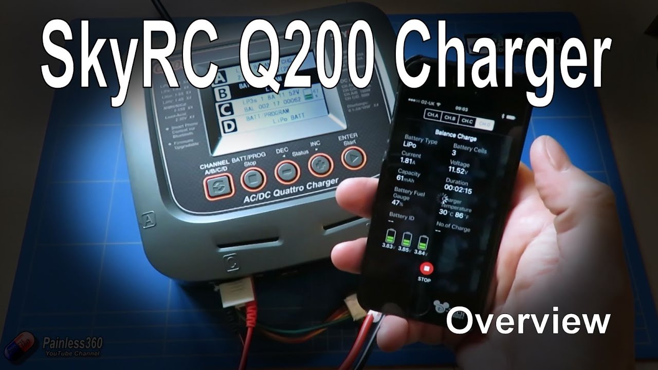 RC Qverview: SkyRC Quattro Q200 Battery Charger (from Banggood.com