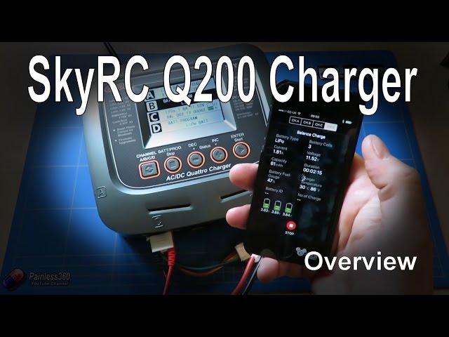 RC Qverview: SkyRC Quattro Q200 Battery Charger (from Banggood.com) -  YouTube
