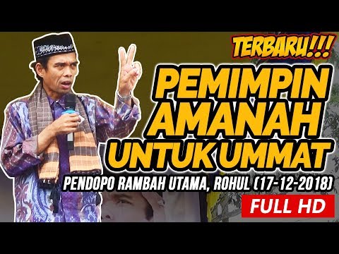 Ceramah Terbaru Ustadz Abdul Somad Lc, MA - Pendopo Rambah Utama,Rokan Hulu