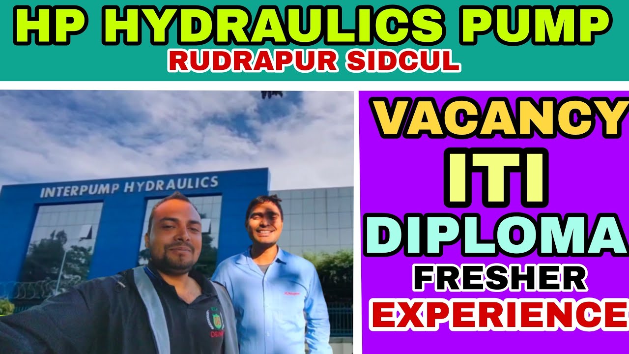 RUDRAPUR SIDCUL Job Vacancy YouTube