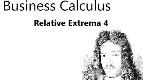 Relative Extrema 4 Finding Relative Extrema of an Exponential Function