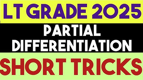 partial differentiation| partial derivatives| for dasso/kvs/rpcs/gic/tgt pgt