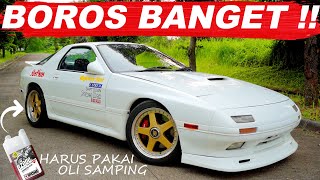 MOBIL KOK PAKAI OLI SAMPING ?? | POV MAZDA RX7 FC3S