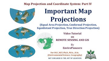 RSGIS L16: Important Map Projections [Map Projection and Coordinate System]