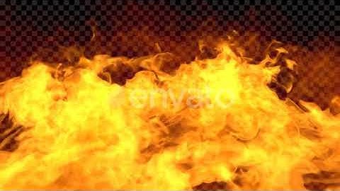 Huge Fire 4K | Motion Graphics - Envato elements