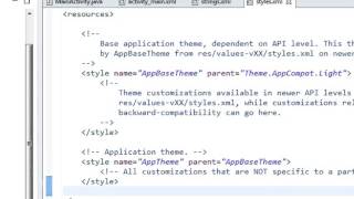 Android tutorial for beginners   104   Working with styles and themes Net Worth
