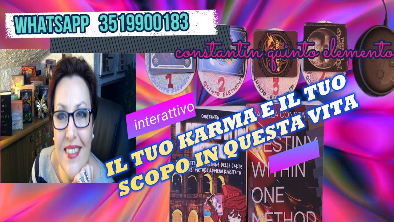 IL TUO KARMA E IL TUO SCOPO IN QUESTA VITA - YouTube