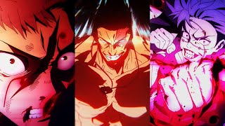 Yuji and Todo vs Mahito 4K - Black Flash Full Fight - Jujustu Kaisen Season 2 Episode 20