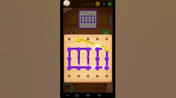 6th Grade Level 12 Solution Line Puzzle Color String Art Walkthrough Gameplay