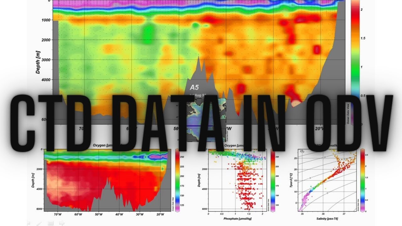 Ctd Data Graph How to make fine plots (figures) using ODV (ocean data view) from CTD ...