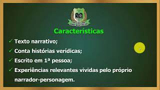 Português - Gênero textual relato pessoal