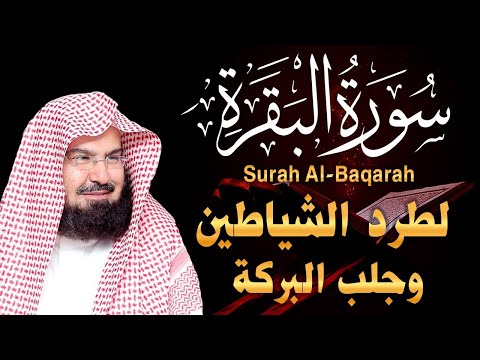 سورة البقرة كاملة عبد الرحمن السديس لطرد الشياطين من منزلك وجلب البركه    
