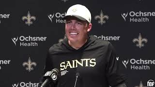 Saints HC Kellen Moore on Spencer Rattler, team's fight in second half and Mason Tipton
