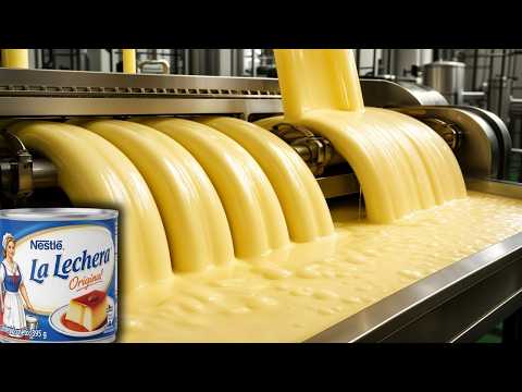 HOW CONDENSED MILK IS MADE 🥛 | THIS IS HOW 1 MILLION CANS ARE MADE EVERY DAY