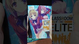 New Classroom of the Elite Novel Unboxing!!! #anime #unboxing