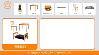 Muebles Nivel 1 - Léxico-Semántica - App #Soyvisual