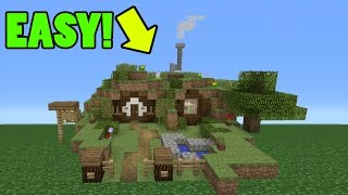 Minecraft Tutorial: How To Make A Hobbit Hole (Hobbit House)