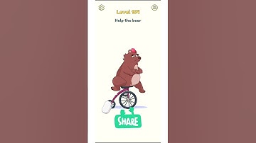 DOP 2 Gameplay Level 164 Help The Bear Shorts Delete One Part Solution and Answer 🔥 Subscribe 🔥
