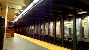 R32 (C) and R46 (A) Leaving Euclid Avenue, Fulton Street Line