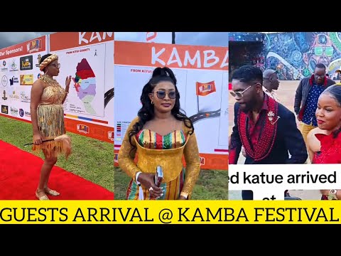 KAMBA FESTIVAL 2025 GUESTS ARRIVAL ABEDNEGO KATUE JOAN MUTHEU STELLAR MENGELE GLADYS KANYAA